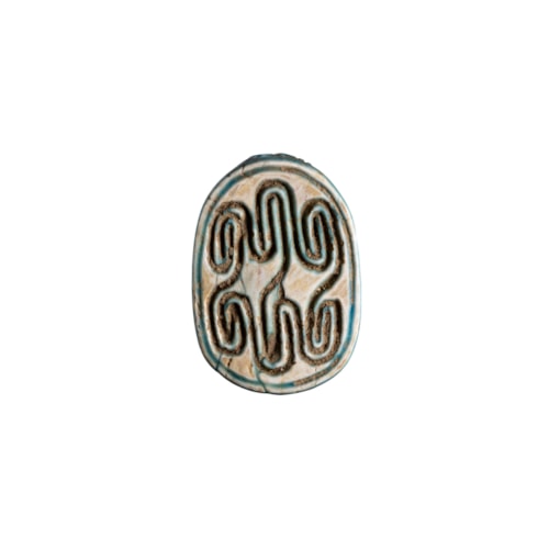 A Second Intermediate Period faience Scarab